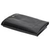 vidaXL Tarpaulins Black 4 x 6 m Canvas with PVC Coating