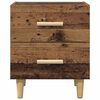 vidaXL Bed Cabinet Old Wood 40 x 35 x 47.5cm Engineered Wood