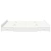vidaXL Storage Bed Frame White 180 x 200 cm Engineered Wood