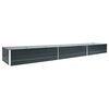 vidaXL Raised Bed | Anthracite | Galvanised Steel | 480x80x45 cm | Durable