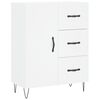 vidaXL Highboard White 69.5x34x180 cm Engineered Wood