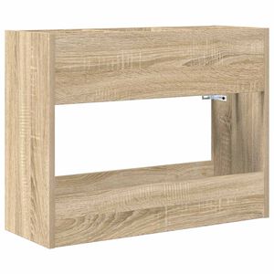 vidaXL Umbrella Stand Sonoma Oak 65 x 24 x 50 cm Engineered Wood