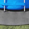 vidaXL Pool Ground Cloth Light Grey Ø396 cm Polyester Geotextile