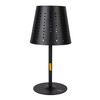 Bo-Camp LED Solar Table Lamp Harter Black