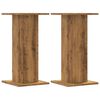 vidaXL Plant Stands 2 pcs Artisian Oak 30x30x60 cm Engineered Wood