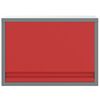 vidaXL Tool Cabinet with Storage Red and Grey 50 x 25 x 35 cm