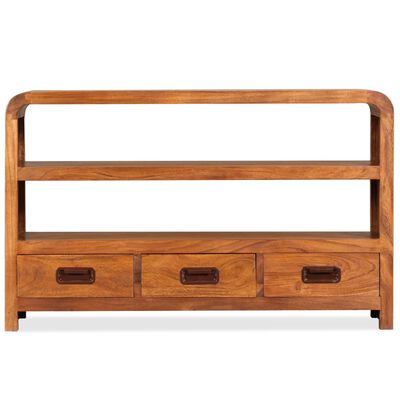 vidaXL TV Cabinet Solid Wood Acacia 90x30x55 cm