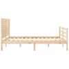 vidaXL Bed Frame without Mattress King Size Solid Wood