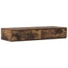 vidaXL Bed Drawers Smoked Oak 100 x 36.5 x 16.5 cm Engineered Wood
