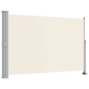 vidaXL Patio Retractable Side Awning 160 x 300 cm Cream
