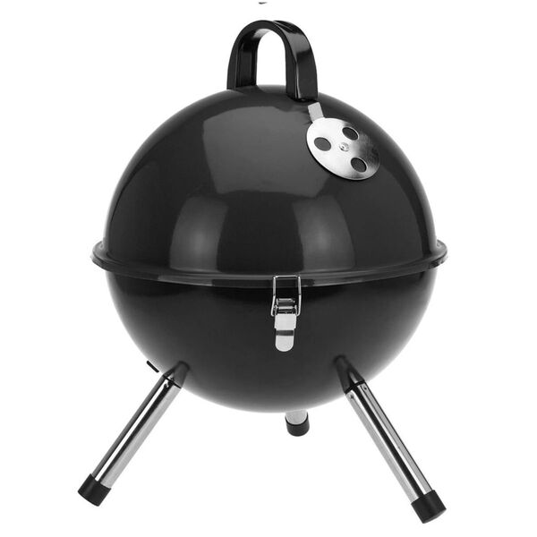 ProGarden BBQ Grill Ball Shape 31 cm Black