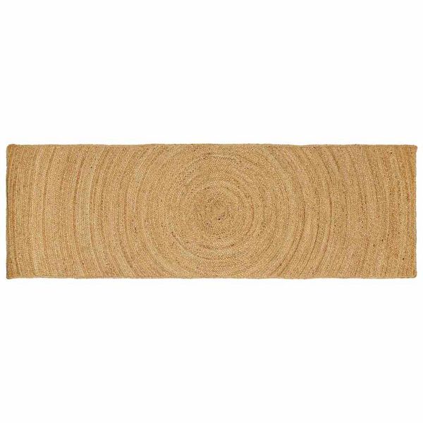vidaXL Area Rugs Rectangular Brown 80 x 300 cm Jute