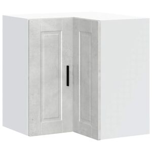 vidaXL Kitchen Wall Corner Cabinet "Porto" Concrete Grey