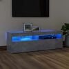 vidaXL TV Cabinet with LED Lights Concrete Grey 120x35x40 cm