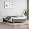 vidaXL Bed Frame without Mattress Dark Grey 135x190 cm Double Double Fabric