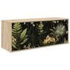 vidaXL Wall-mounted TV Cabinet RHENEN 102 x 33 x 40 cm Sonoma Oak