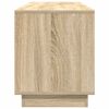 vidaXL TV Cabinet with LED Lights Sonoma Oak 160.5x41x50 cm