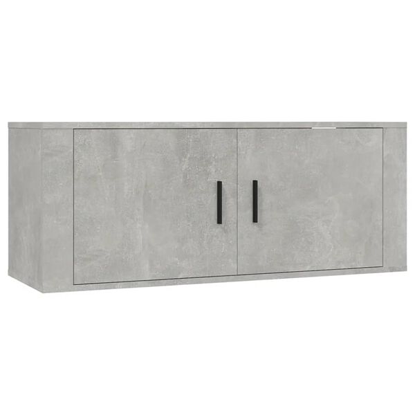 vidaXL 7 Piece TV Cabinet Set Concrete Grey Engineered Wood
