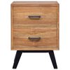 vidaXL Bedside Cabinet 40x35x55 cm Solid Teak