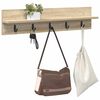 vidaXL Wall-Mounted Coat Rack Sonoma Oak 80 x 10.5 x 18 cm