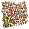 vidaXL Artificial Ivy Trellis Expandable Dark Pink 180x60 cm