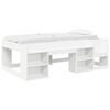 vidaXL Kids'Bed Frame with Storage White 90 x 200 cm Engineered Wood