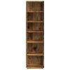 vidaXL Shoe Cabinet Old Wood 28x27x102 cm Engineered Wood