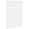 vidaXL Zebra Blind White 155x230 cm Fabric Width 150.9 cm Polyester