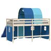 vidaXL Curtains for Loft Bed with Tunnel Blue Polyester