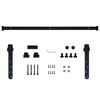 vidaXL Mini Sliding Cabinet Door Kit Carbon Steel 122 cm
