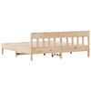 vidaXL Bed Frame without Mattress 200x200 cm Solid Wood Pine
