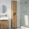 vidaXL Bathroom Cabinet Artisan Oak 30.5 x 30 x 195 cm Engineered Wood
