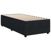 vidaXL Bed Frame without Mattress Black 90x190 cm Single Velvet