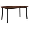 vidaXL Square Dining Table 140 x 90 x 75 cm Solid Acacia Wood
