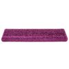vidaXL Stair Mats 20 pcs 65x21x4 cm Violet Rectangular Edge