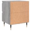vidaXL Bedside Cabinet Grey Sonoma 40x35x50 cm Engineered Wood