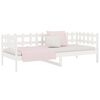 vidaXL Day Bed without Mattress White 80x200 cm Solid Wood Pine