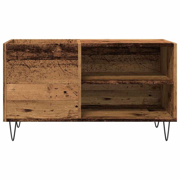 vidaXL Record Cabinet Old Wood 84.5x38x48 cm Engineered Wood