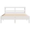 vidaXL Bed Frame without Mattress White 140x200 cm Solid Wood Pine