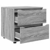 vidaXL Storage Cabinet Grey Sonoma 60 x 48 x 57 cm Engineered Wood