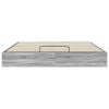 vidaXL Ottoman Bed Frame Grey Sonoma 203 x 180 x 25 cm Engineered Wood