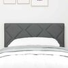 vidaXL Fabric Headboard Height Adjustable Dark Grey 80 cm Fabric