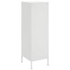 vidaXL Highboard White 36x39x113 cm Steel