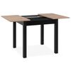 Finori Extendable Dining Table Coburg 80 Artisan Oak and Black
