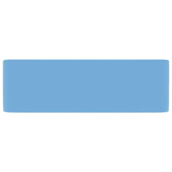 vidaXL Luxury Wash Basin Matt Light Blue 41x30x12 cm Ceramic