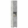 vidaXL Bathroom Cabinet Set TULUM Concrete Grey 37 x 31.5 x 203 cm