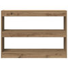 vidaXL Bookcase Artisan oak 100 x 30 x 72 cm Engineered Wood