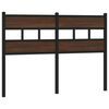 vidaXL Replace Headboard Brown Oak 120 cm Steel and Engineered Wood