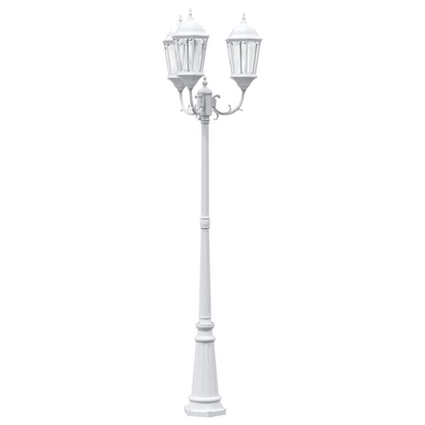 vidaXL Garden Light White 235 cm Aluminium