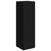 vidaXL TV Wall Cabinet Set Wall-mounted 6 pcs Black